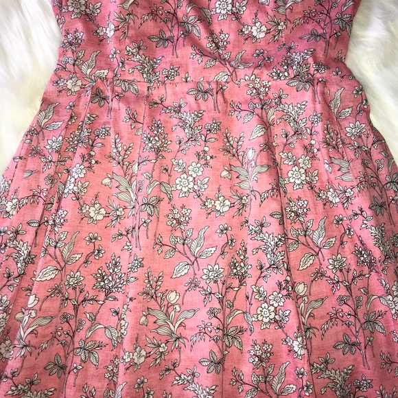 ❌SOLD GAP Pink Floral Sheath Dress Women’s Size 4 - Picture 3 of 8